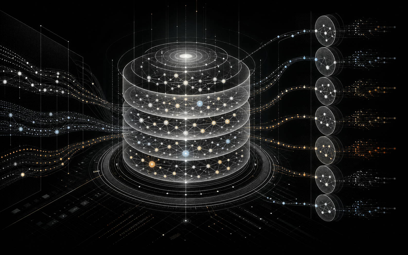 Agent memory architecture with semantic recall layers