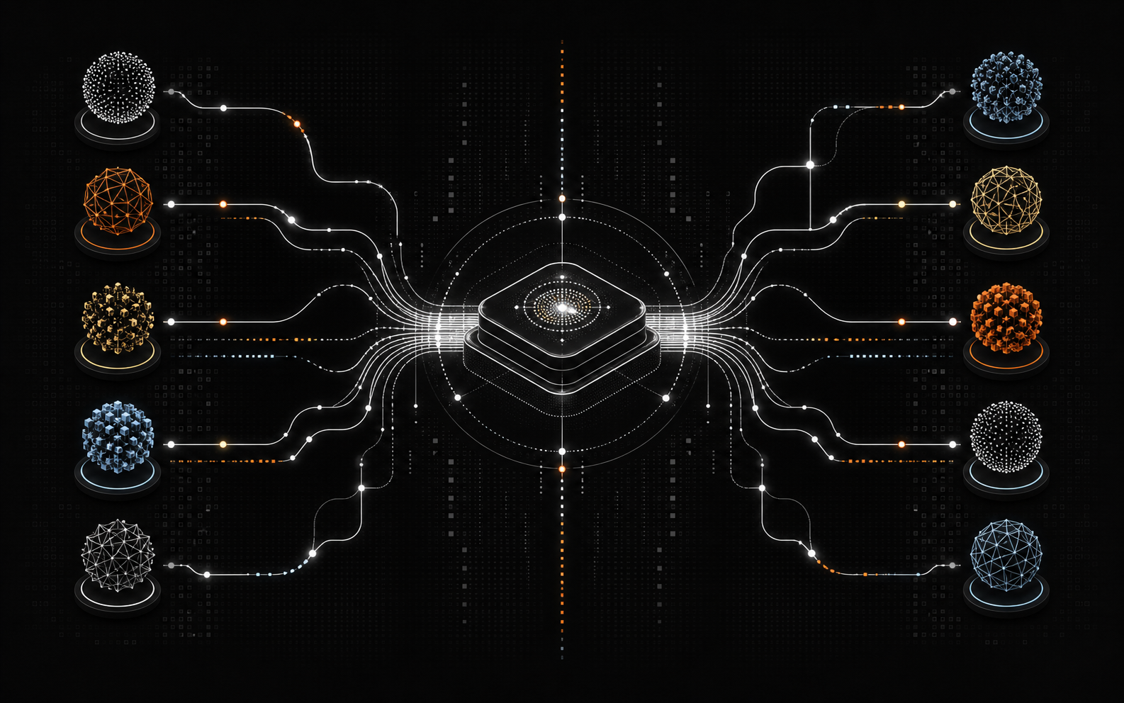 Unified LLM gateway routing multiple AI model providers